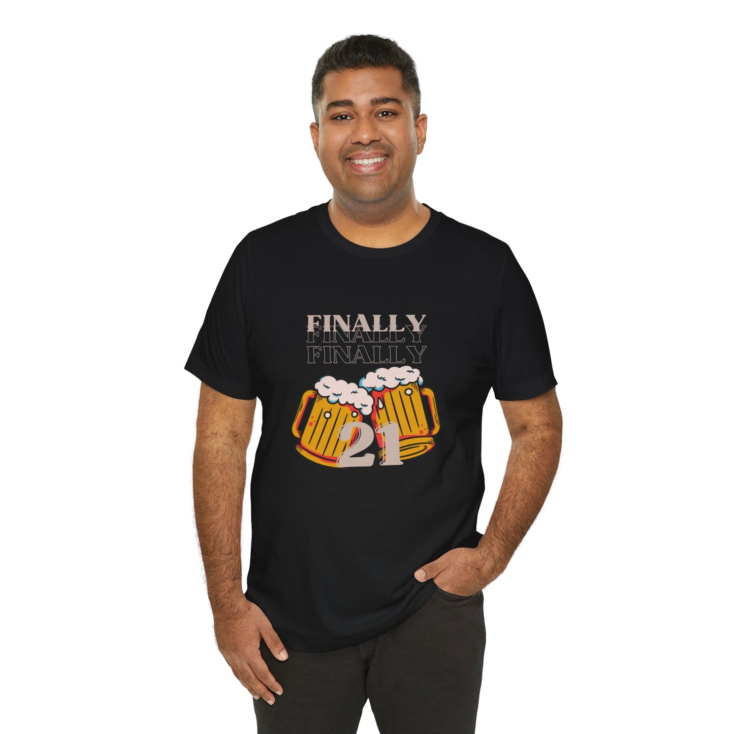 Unisex Jersey Short Sleeve Tee Birthday Design 1