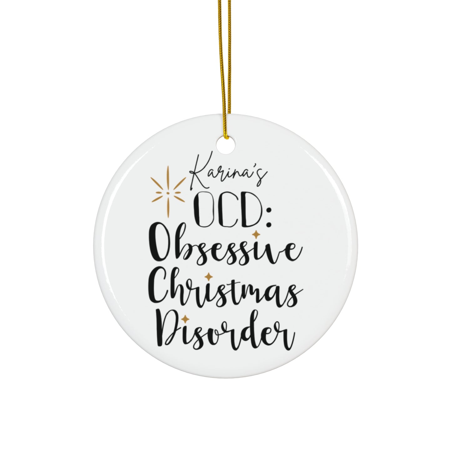 Ceramic Ornament - OCD