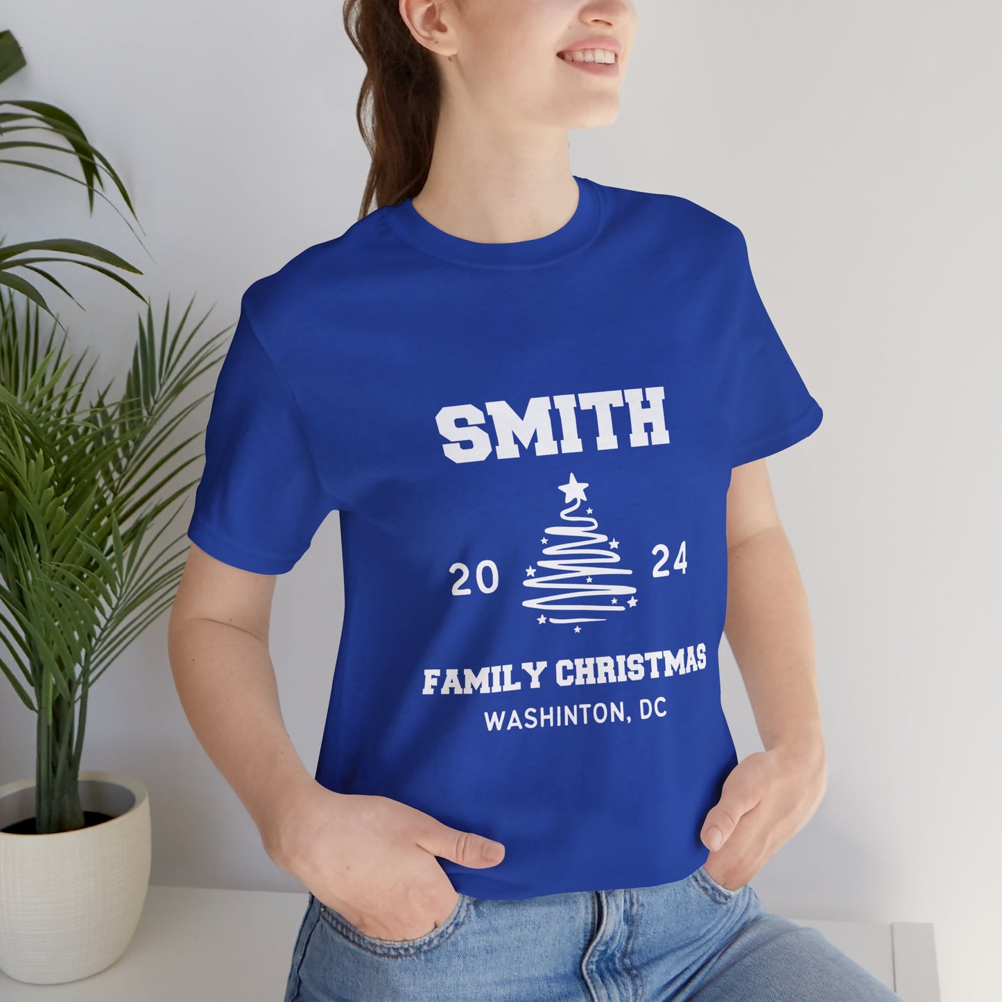 Personalized Family Name Design Shirt Christmas 2024 Design, Custom Name for Christmas Shirt