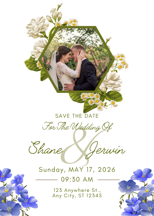 Wedding Invitation Card Digital Template 5