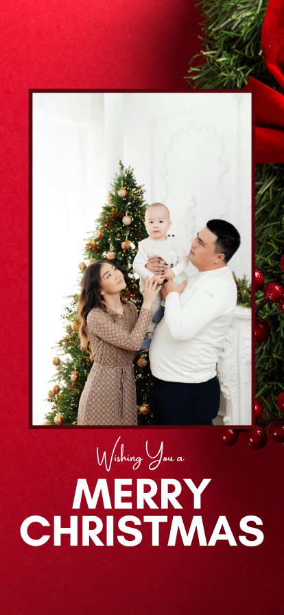 Christmas Greeting Digital Template 6