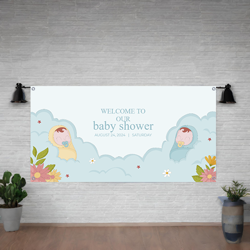 BANNER BABY SHOWER DESIGN #5