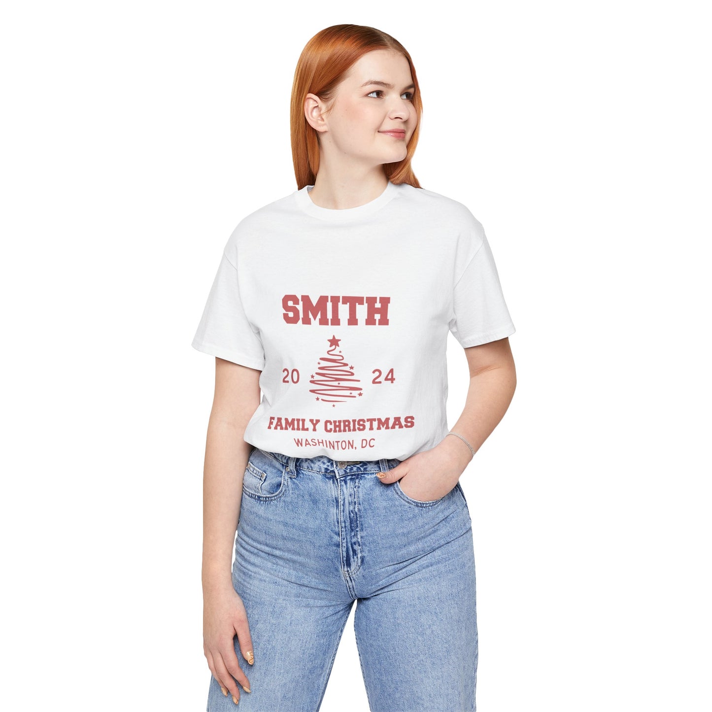 Personalized Family Name Design Shirt Christmas 2024 Design, Custom Name for Christmas Shirt