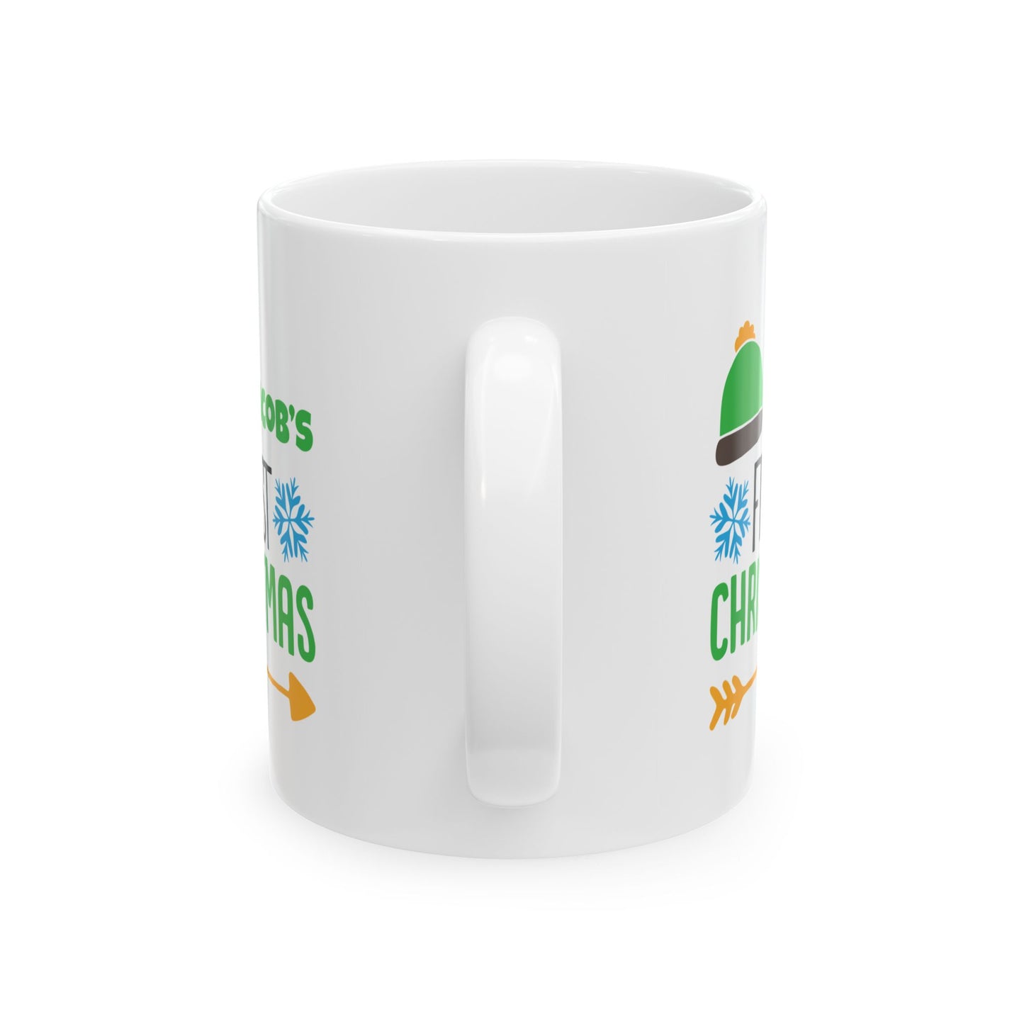 Ceramic Mug (11oz White) - Christmas Design 2024 - Name # Christmas