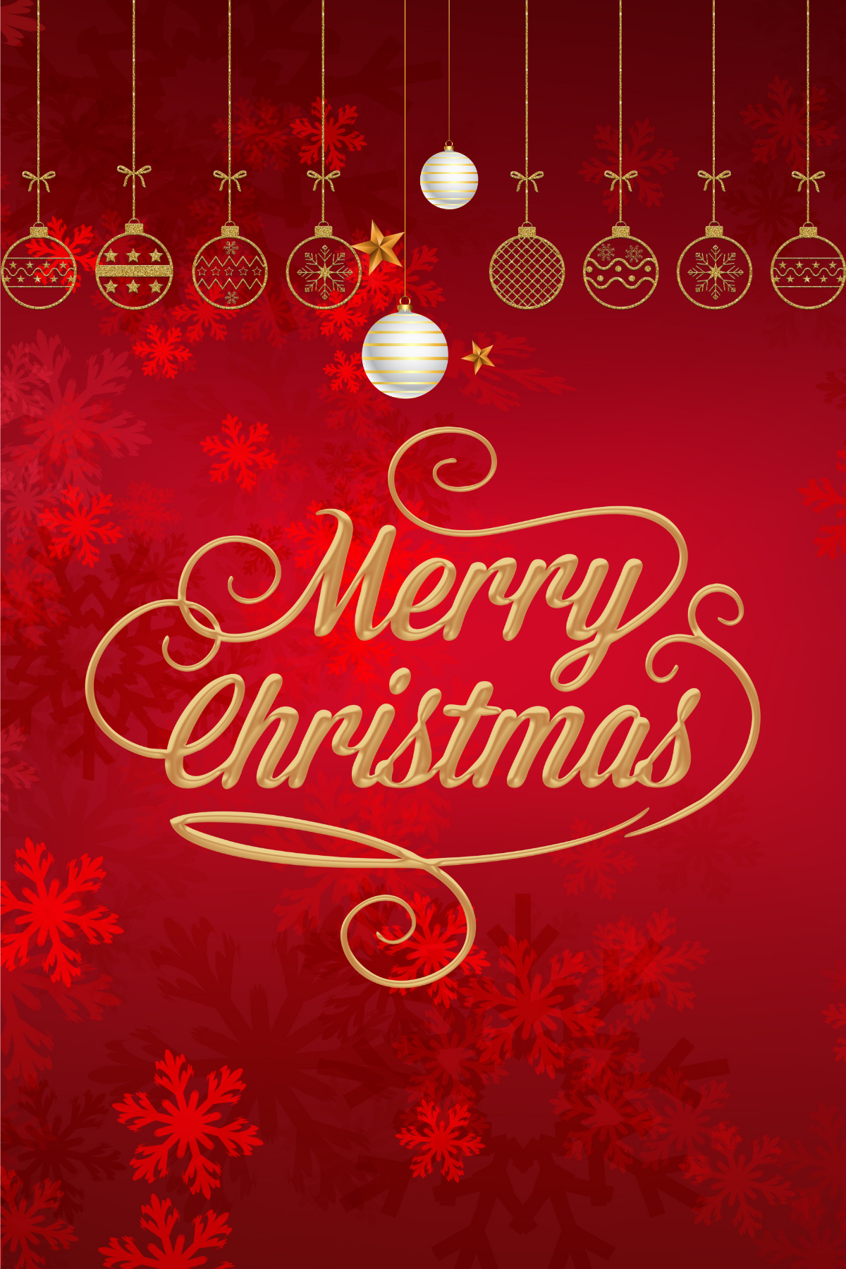 Christmas Card Digital Template 9