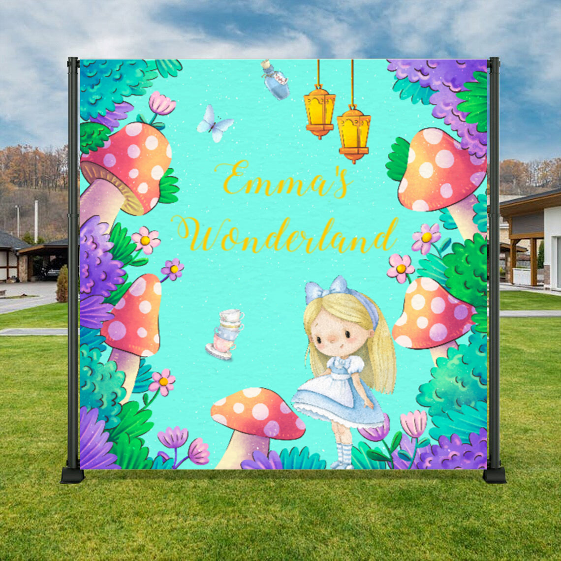Alice in Wonderland Back Drop