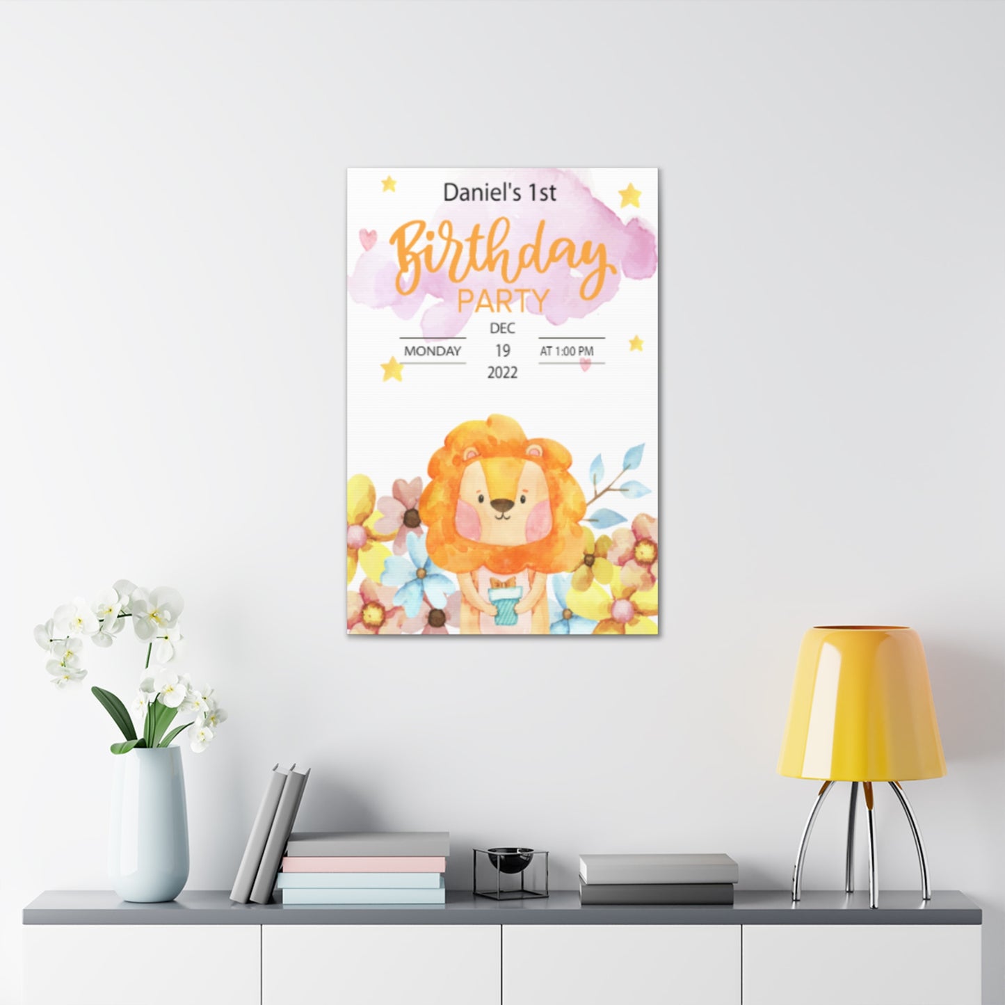 CANVAS 24X36 BIRTHDAY DESIGN #1