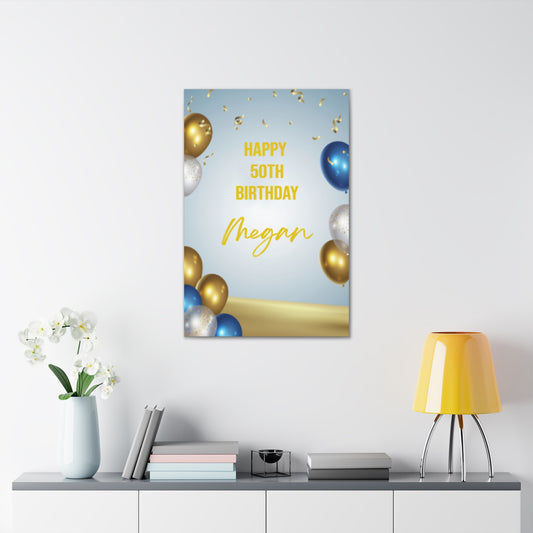 CANVAS 24X36 BIRTHDAY DESIGN #12