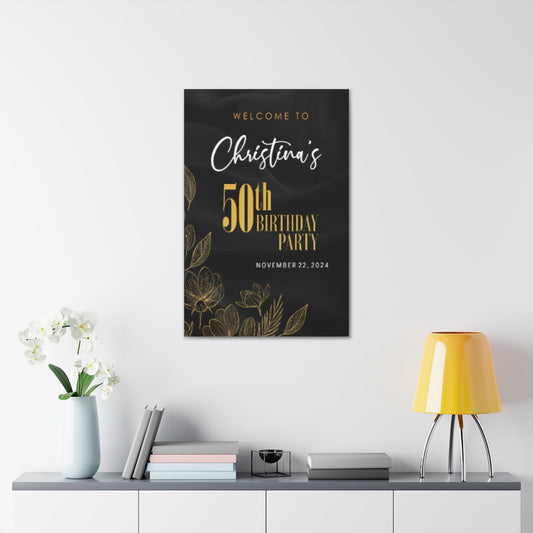 CANVAS 24X36 BIRTHDAY DESIGN #14