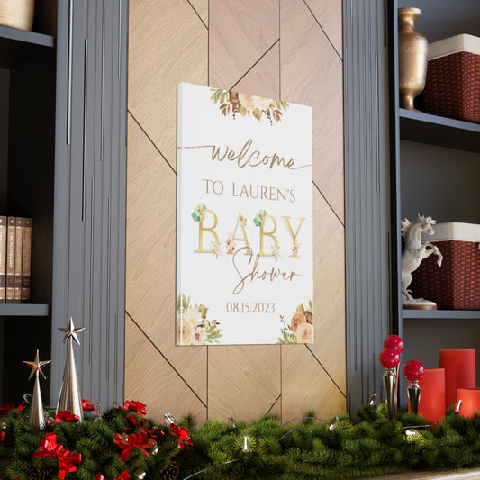 CANVAS 24x36 BABY SHOWER DESIGN #1