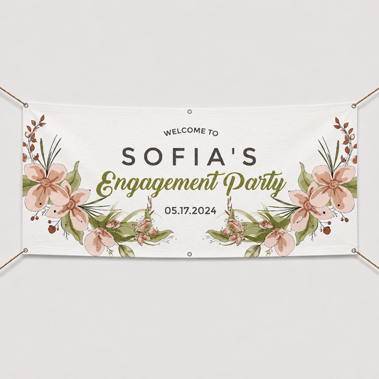 BANNER FLORAL DESIGN #4