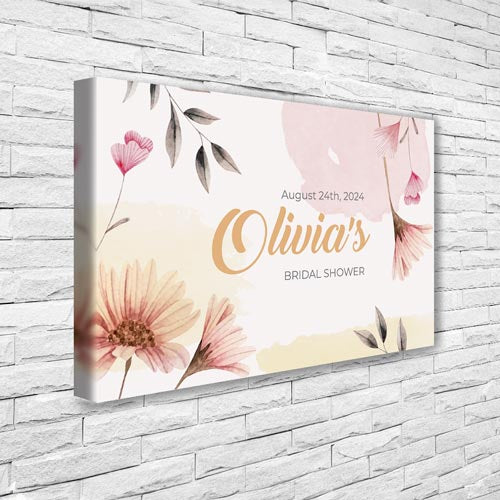 CANVAS 24X36 BRIDAL SHOWER DESIGN