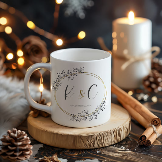 COFFEE MUG 11OZ WEDDING DESIGN #3