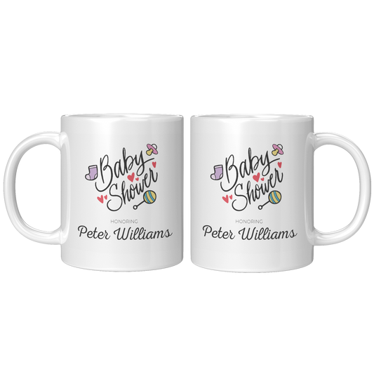 COFFEE MUG 11OZ BABY SHOWER DESIGN #1