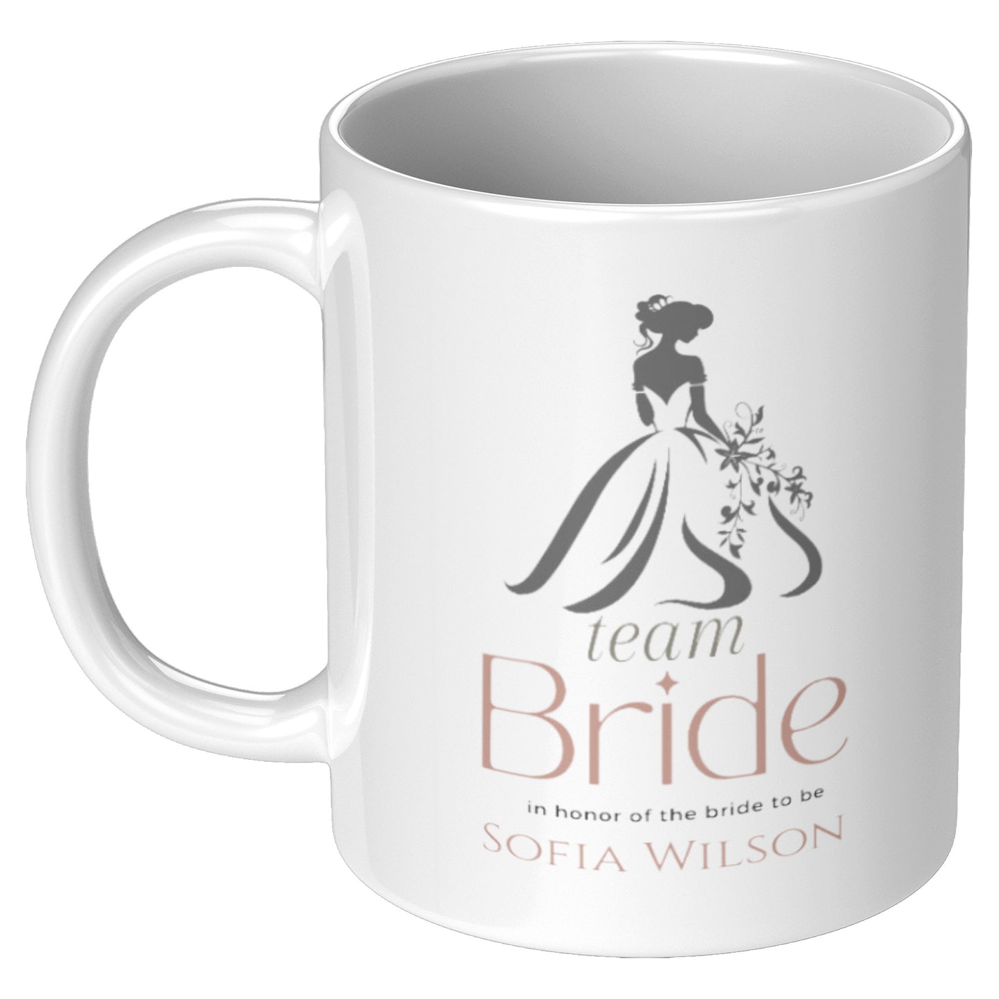 COFFEE MUG 11OZ BRIDAL DESIGN #1