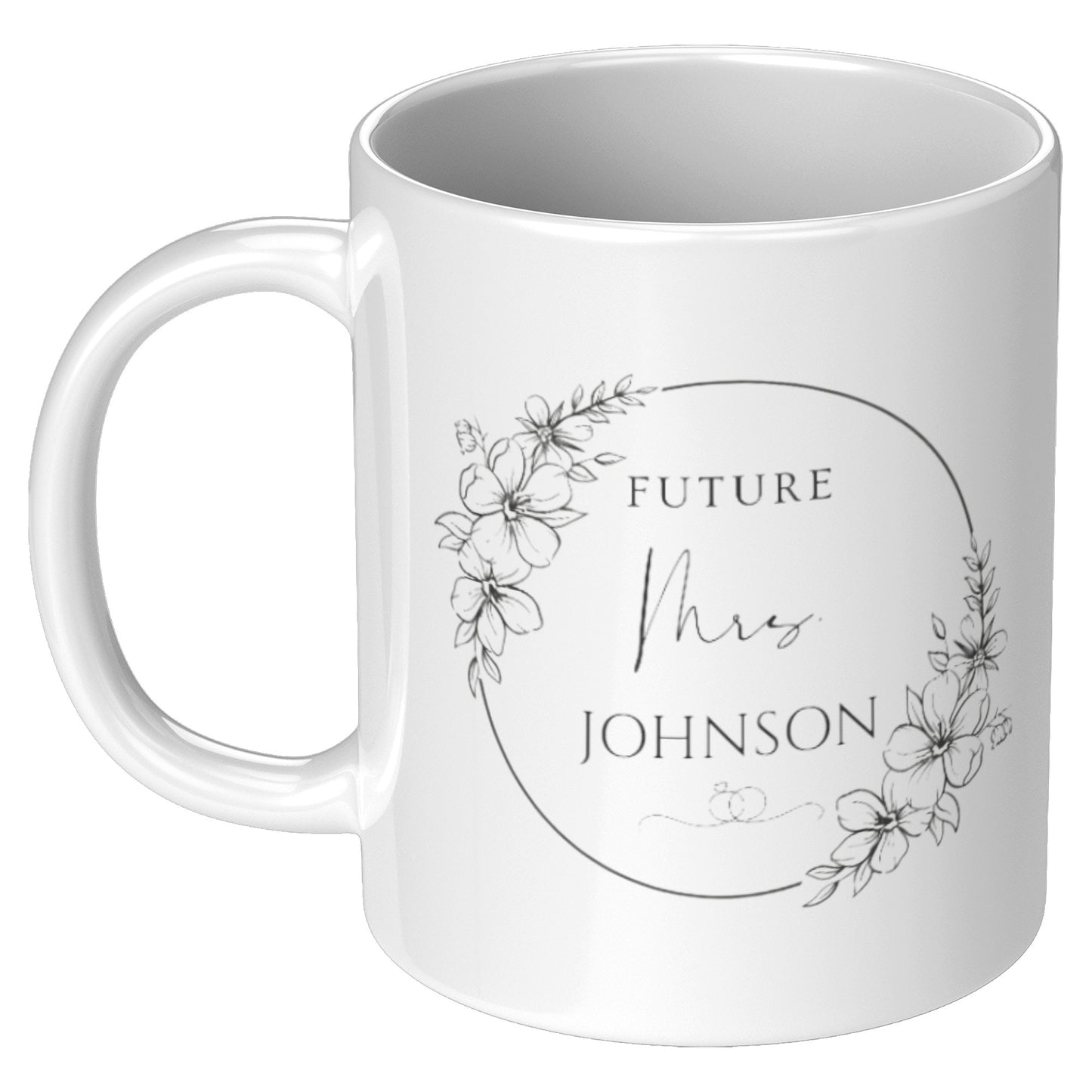 COFFEE MUG 11OZ BRIDAL DESIGN #2