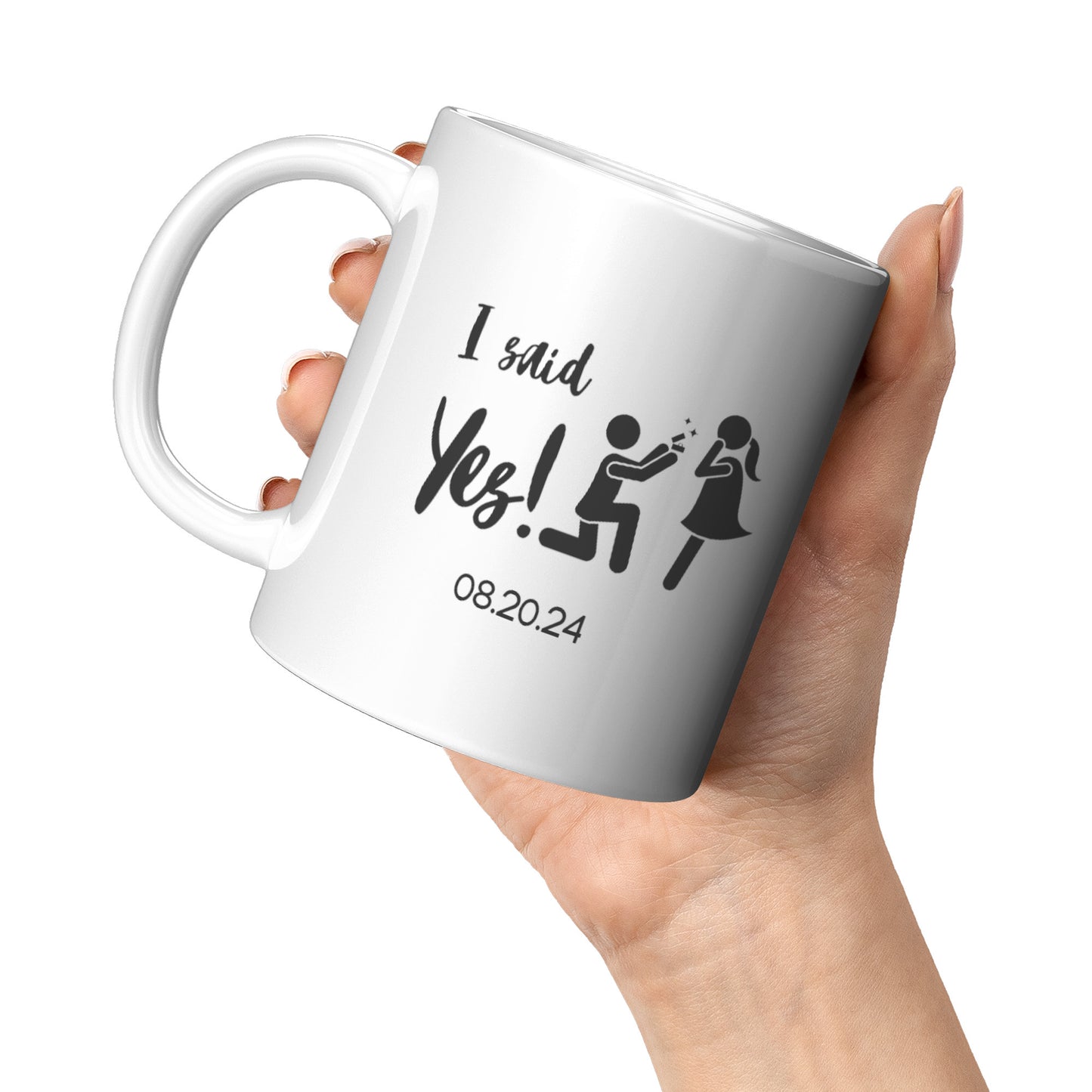 COFFEE MUG 11OZ ENGAGEMENT DESIGN #3