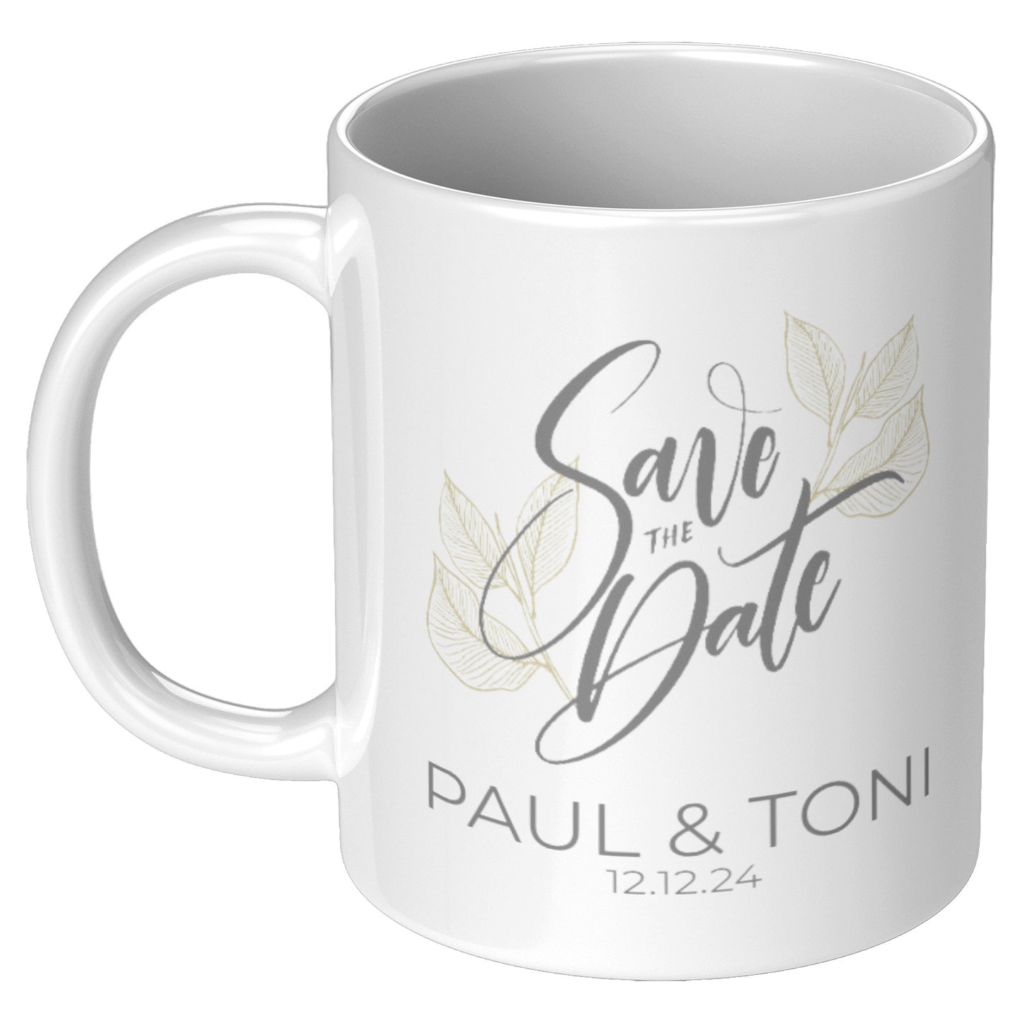 COFFEE MUG 11OZ ENGAGEMENT DESIGN #4
