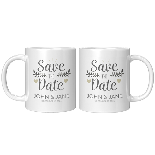 COFFEE MUG 11OZ ENGAGEMENT DESIGN #5