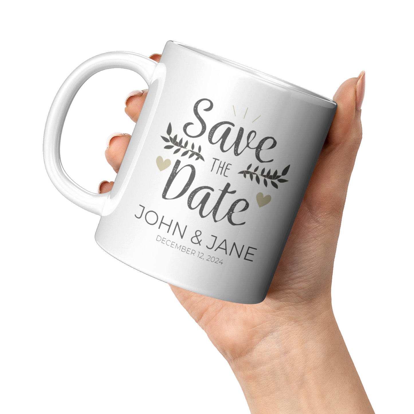 COFFEE MUG 11OZ ENGAGEMENT DESIGN #5