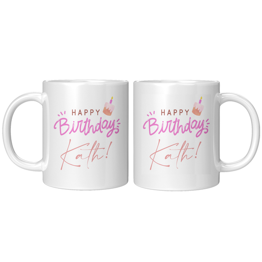 COFFEE MUG 11OZ HAPPY BIRTHDAY DESIGN #5