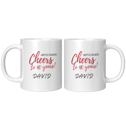 Coffee Mug 11oz Retirement Design 2