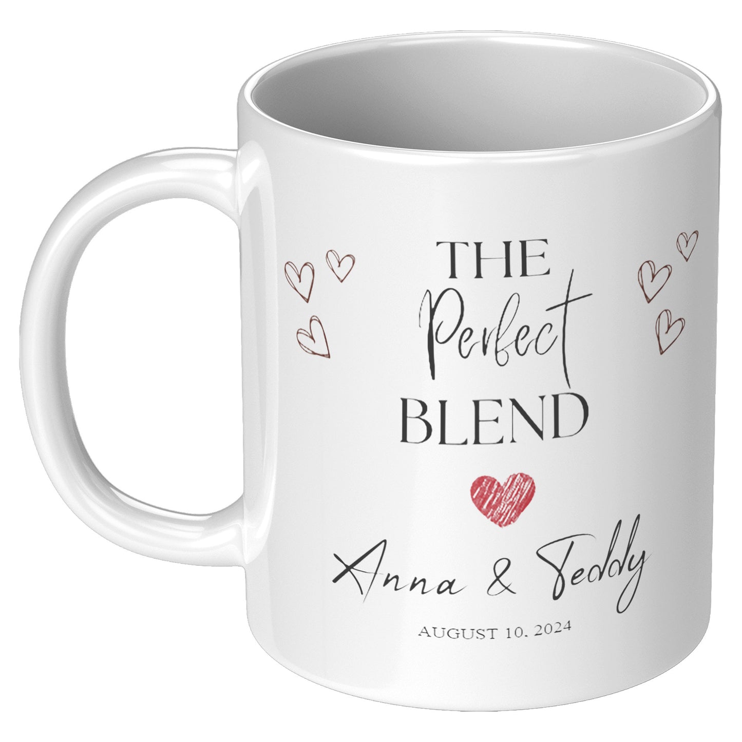 COFFEE MUG 11OZ WEDDING DESIGN #1
