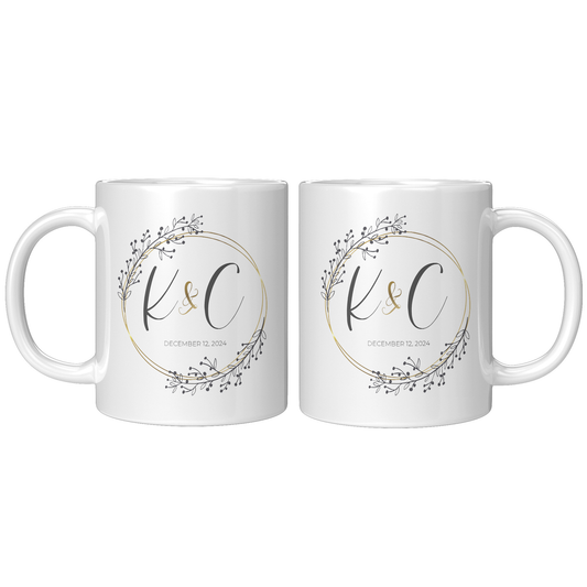 COFFEE MUG 11OZ WEDDING DESIGN #3