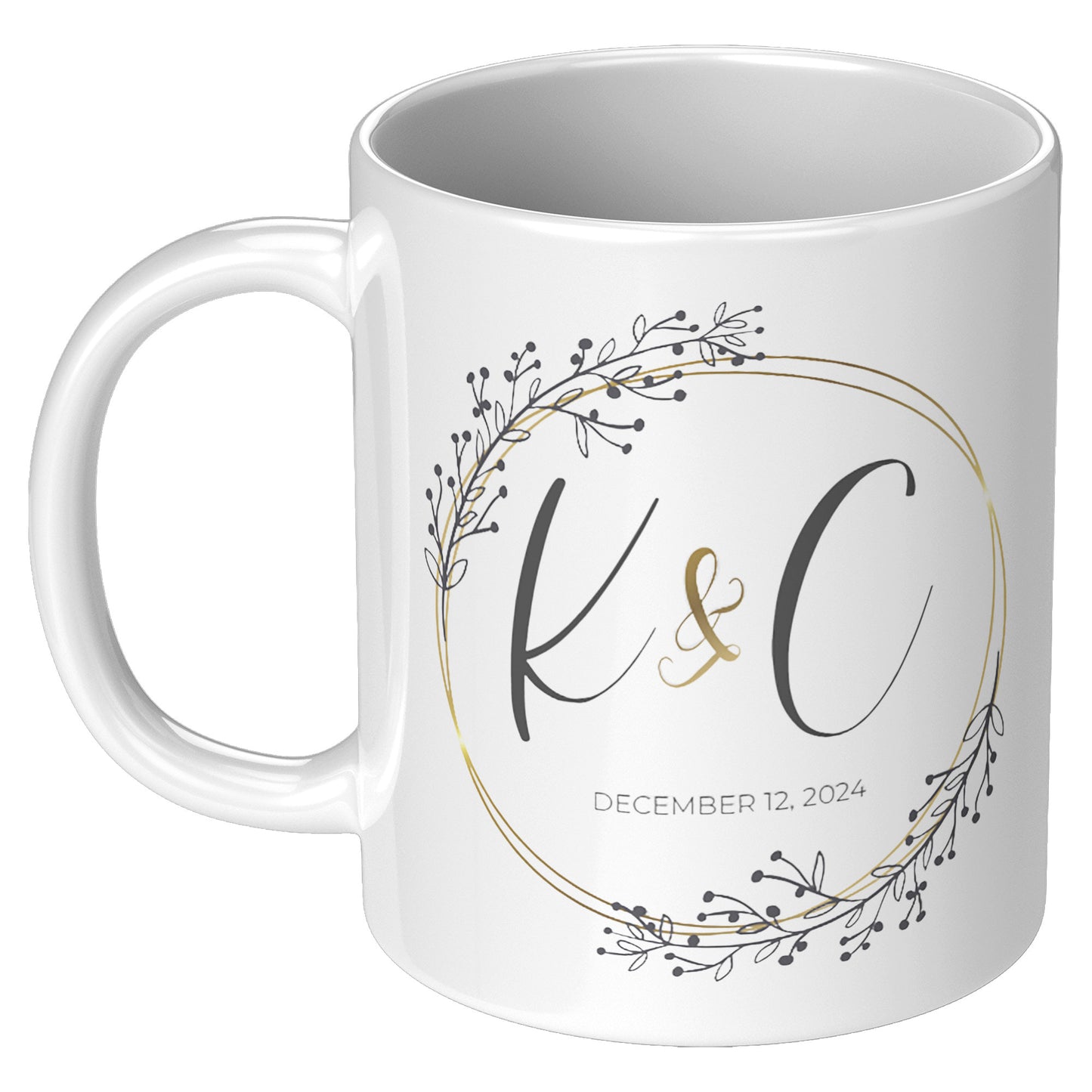 COFFEE MUG 11OZ WEDDING DESIGN #3