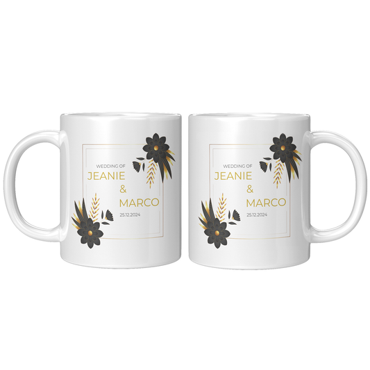 COFFEE MUG 11OZ WEDDING DESIGN #4