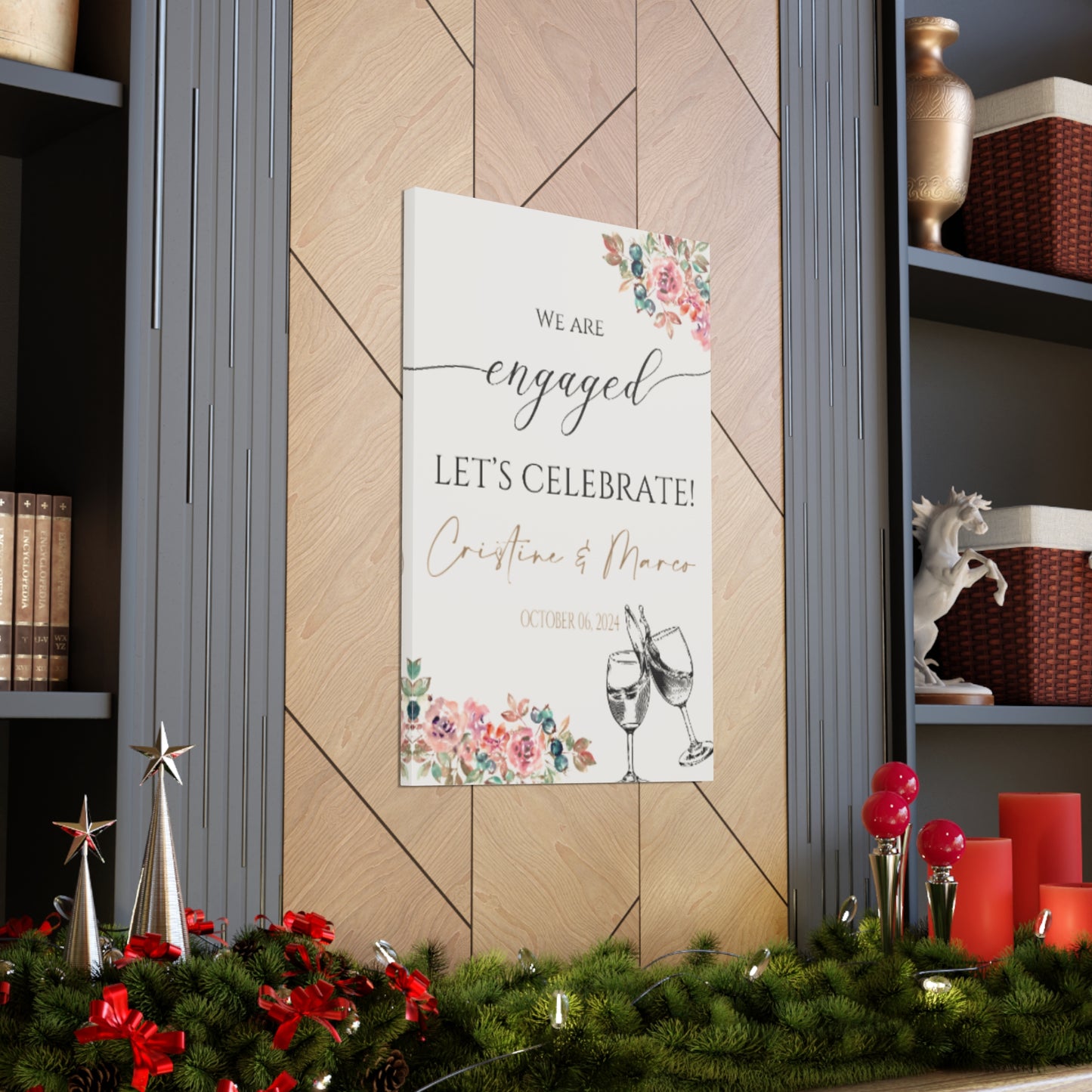 CANVAS 24X36 ENGAGEMENT DESIGN #1