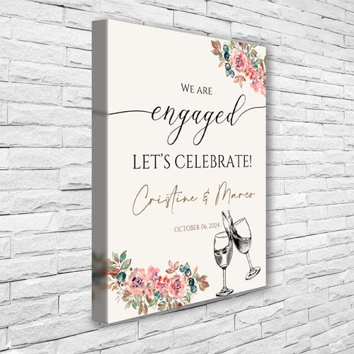 CANVAS 24x36 ENGAGEMENT DESIGN