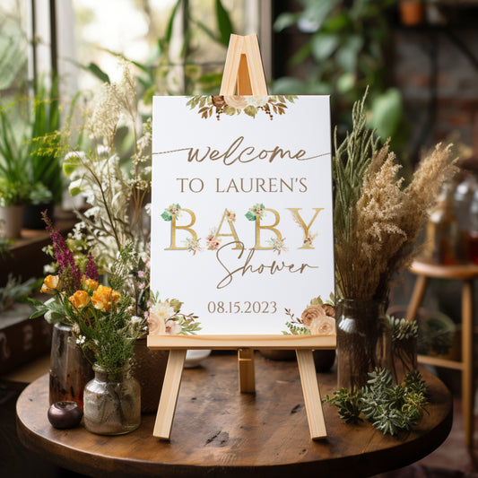 FOAM BOARD 18x24 BABY SHOWER DESIGN #1