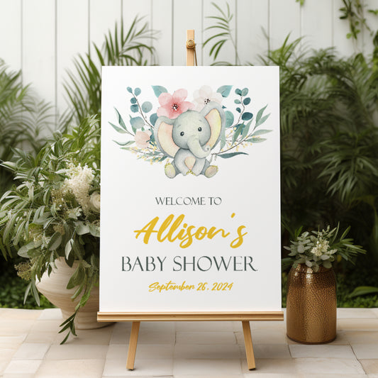 FOAM BOARD 18x24 BABY SHOWER DESIGN #4