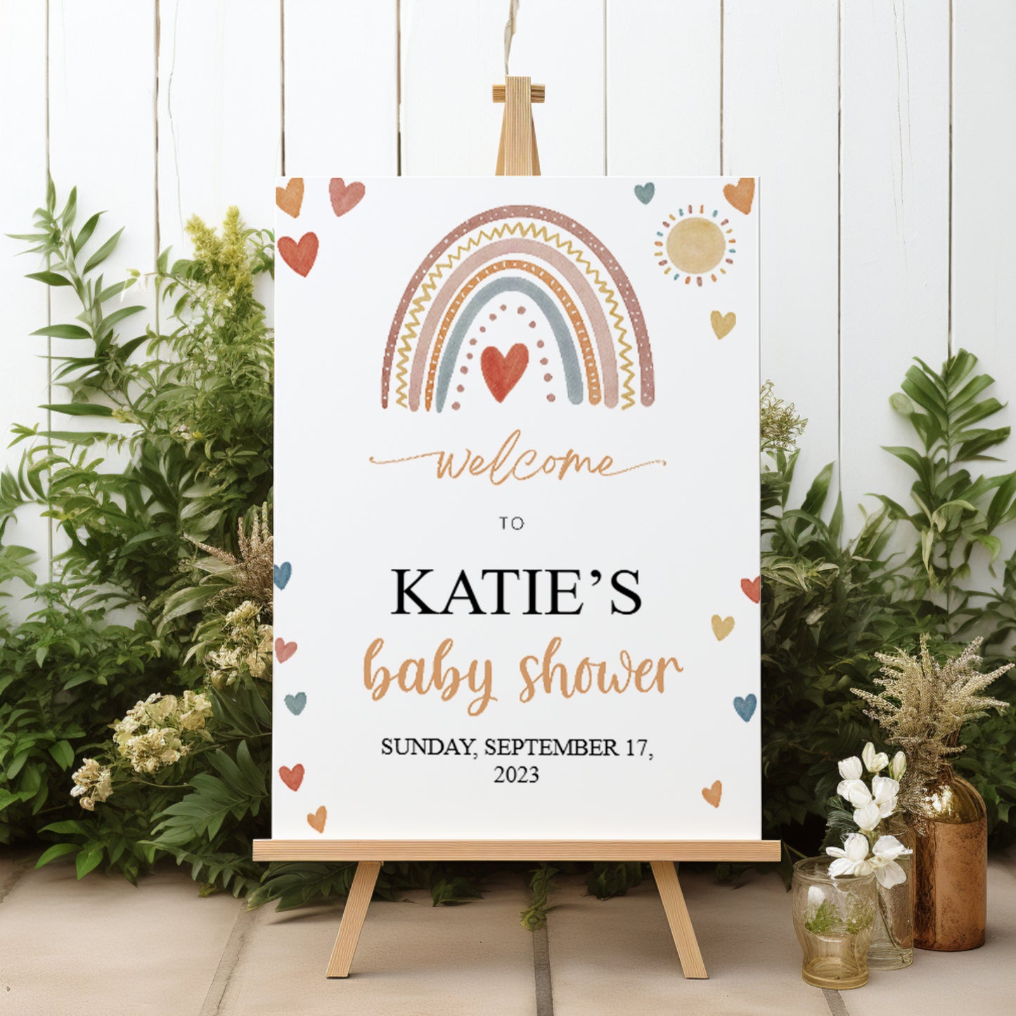 FOAM BOARD 18x24 BABY SHOWER DESIGN #5
