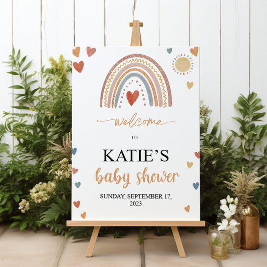 FOAM BOARD 18x24 BABY SHOWER DESIGN #5