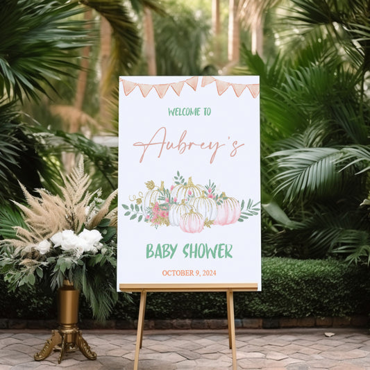 FOAM BOARD 18x24 BABY SHOWER DESIGN #7