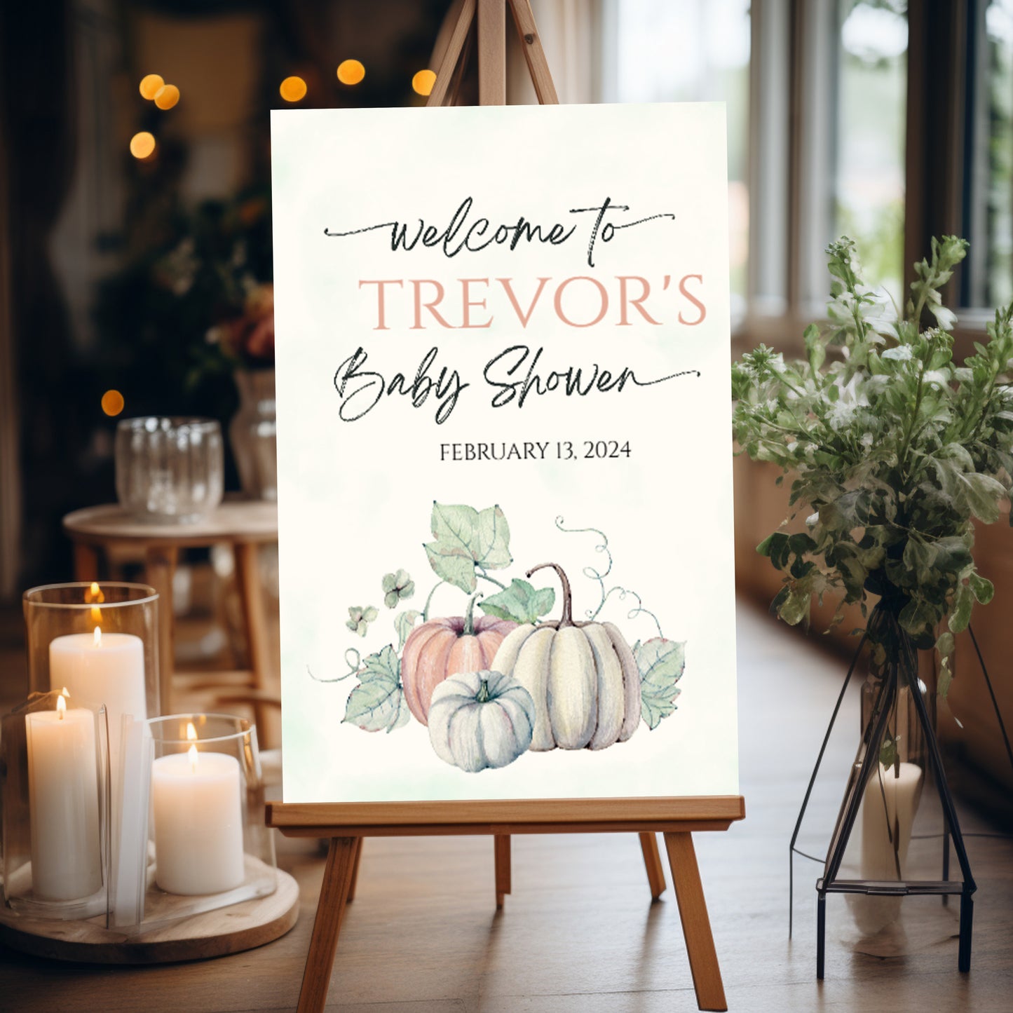 FOAM BOARD 24x36 BABY SHOWER DESIGN #6