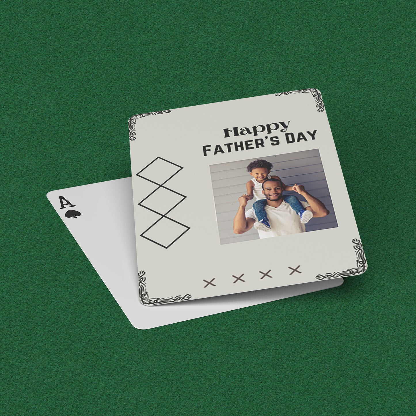 Playing Cards Father's day Design 4