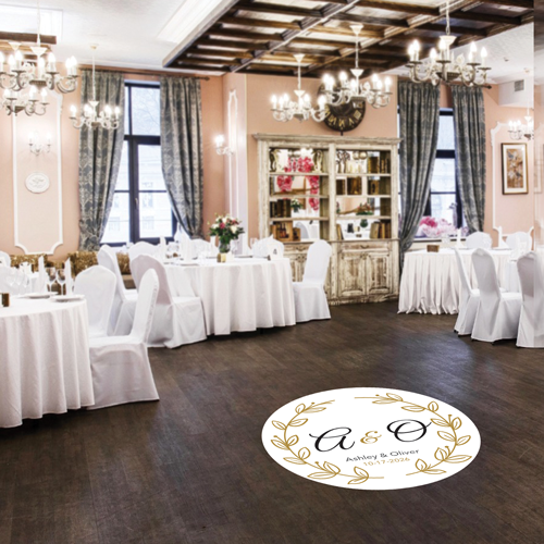 FLOOR DECAL CIRCLE DESIGN