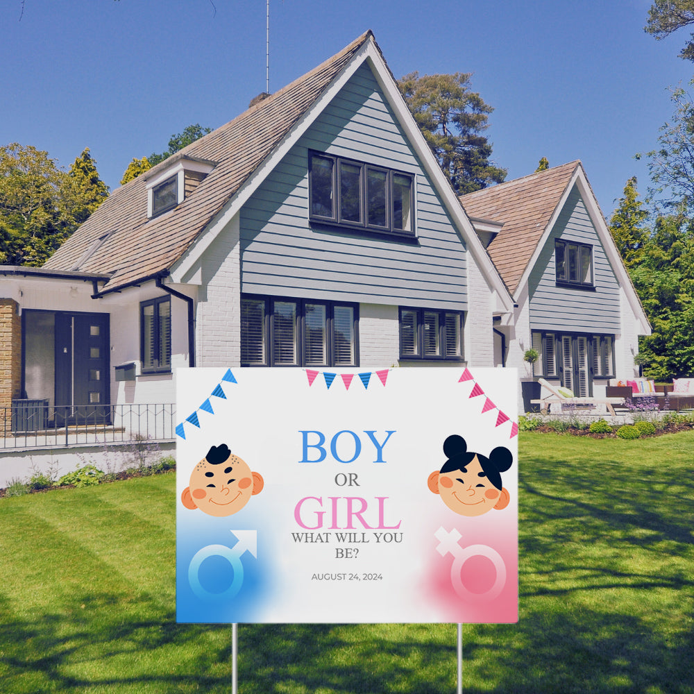 YARD SIGN 24x36 NEW BABY DESIGN 2