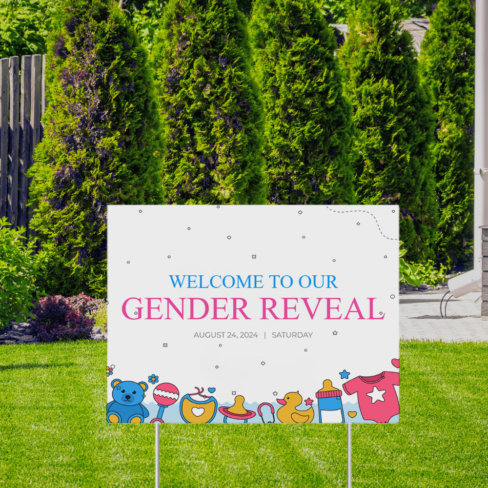 YARD SIGN 24x36 NEW BABY DESIGN 3