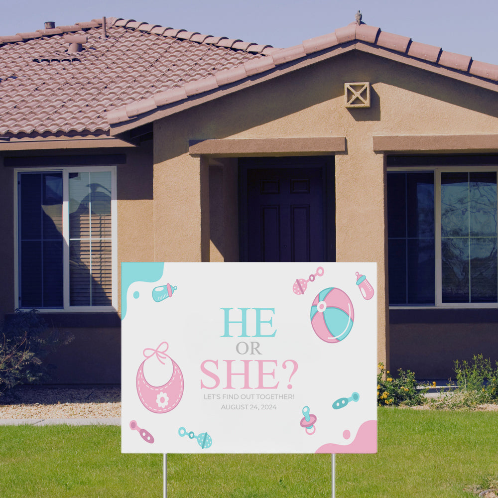 YARD SIGN 24x36 NEW BABY DESIGN 4