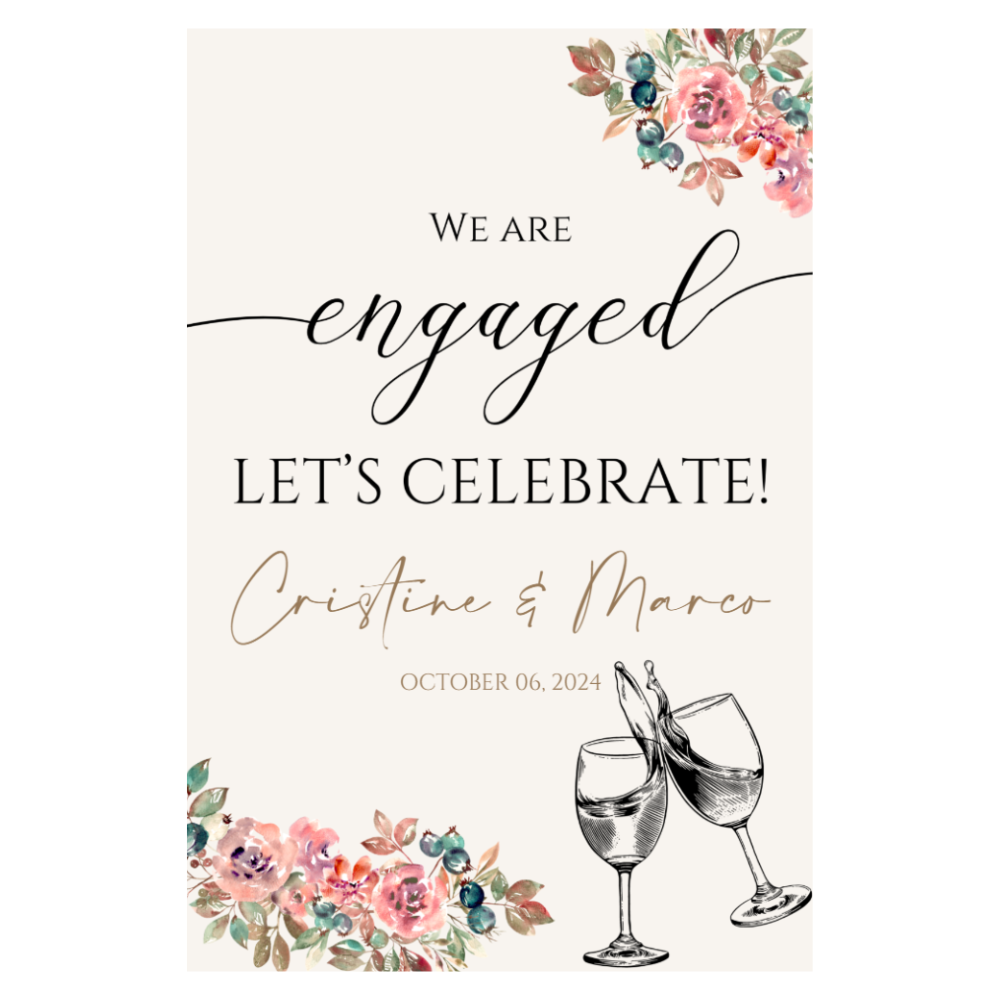 CANVAS 24X36 ENGAGEMENT DESIGN #1