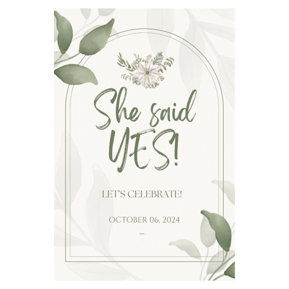 CANVAS 24X36 ENGAGEMENT DESIGN #6