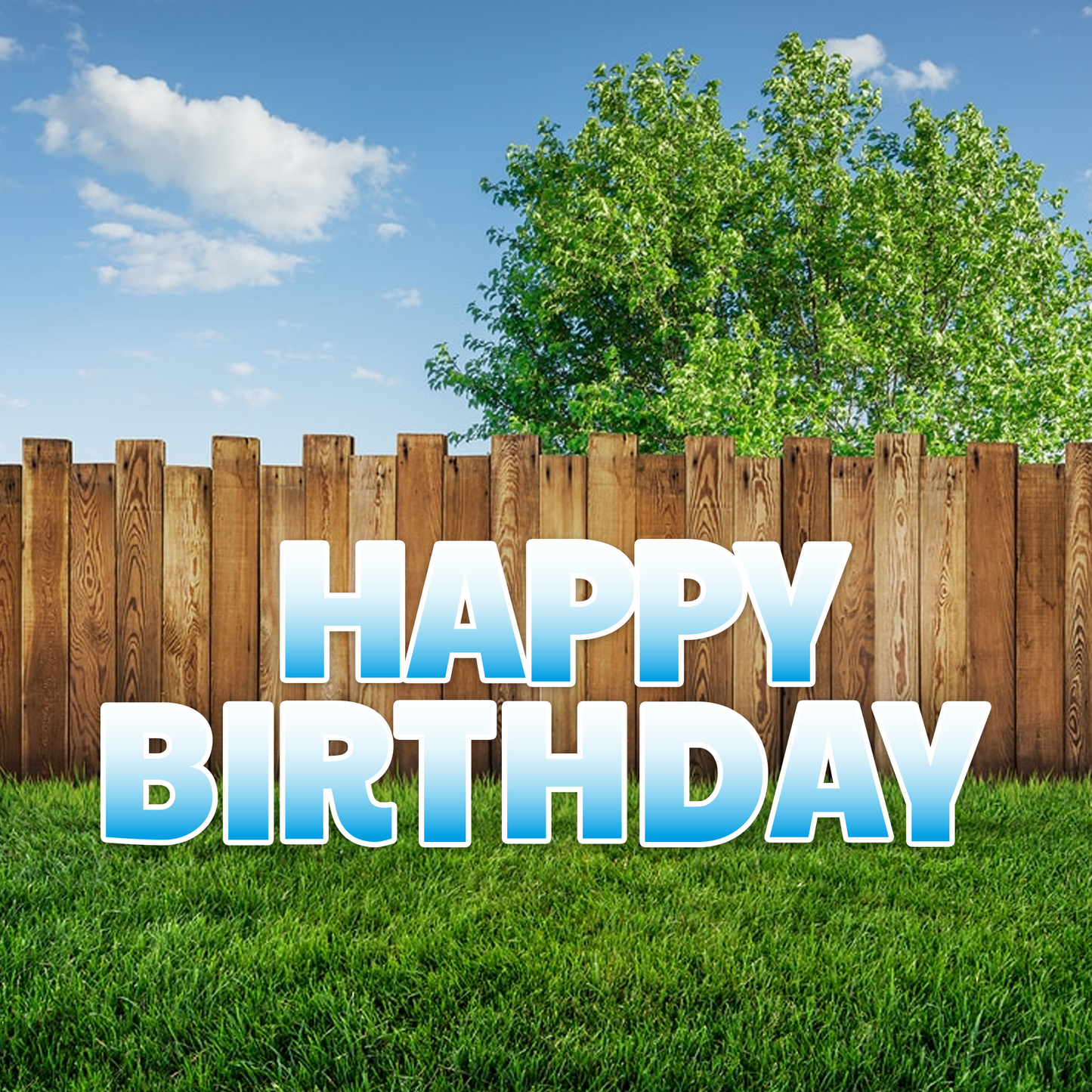 HAPPY BIRTHDAY GRADIENT 6 - PAYTON FONT CORRUGATED