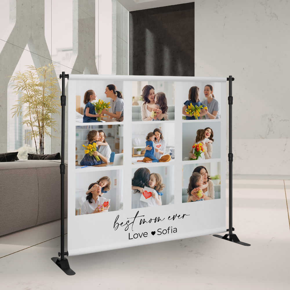 Personalize Mothers Day Backdrop 1