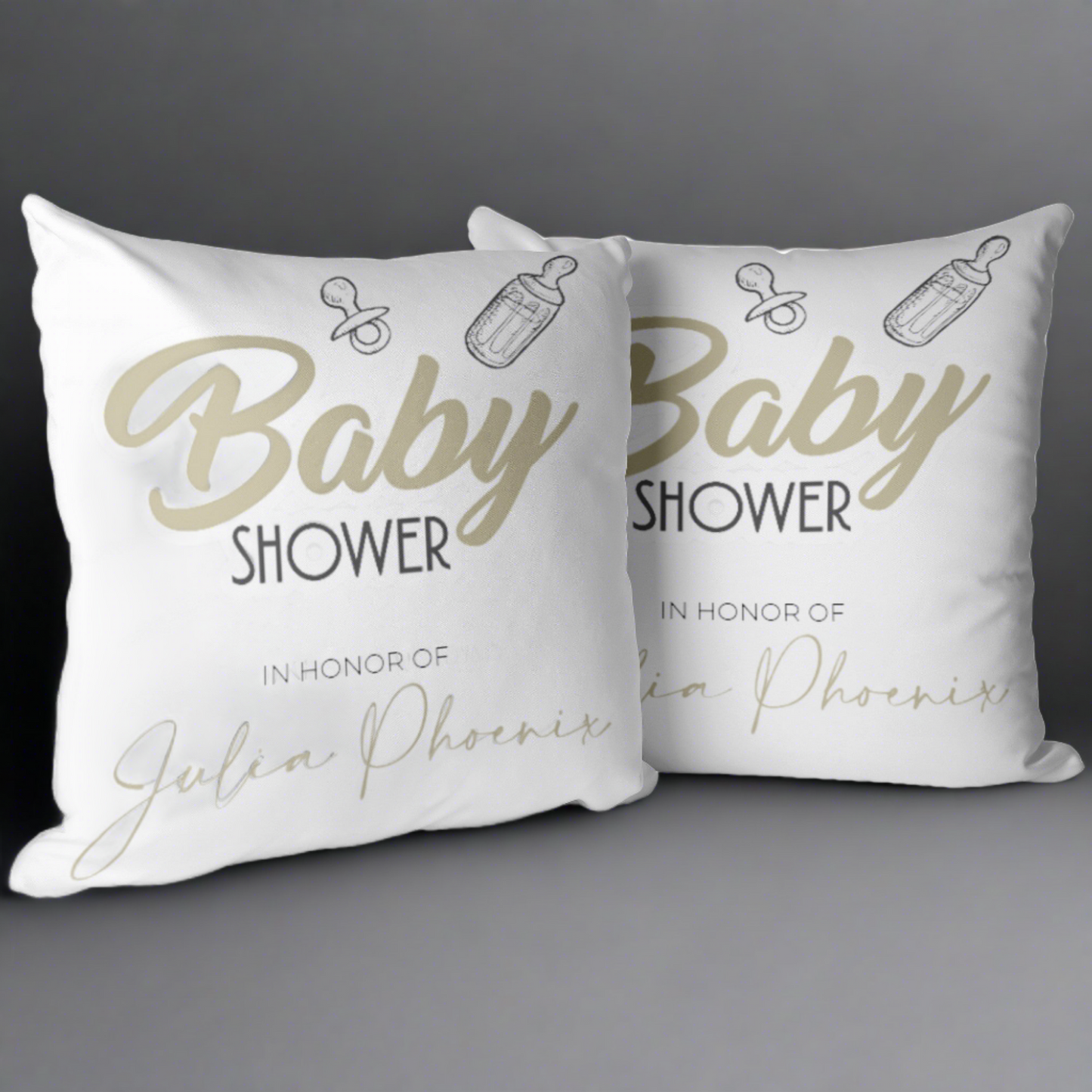 PILLOW BABY SHOWER DESIGN #2