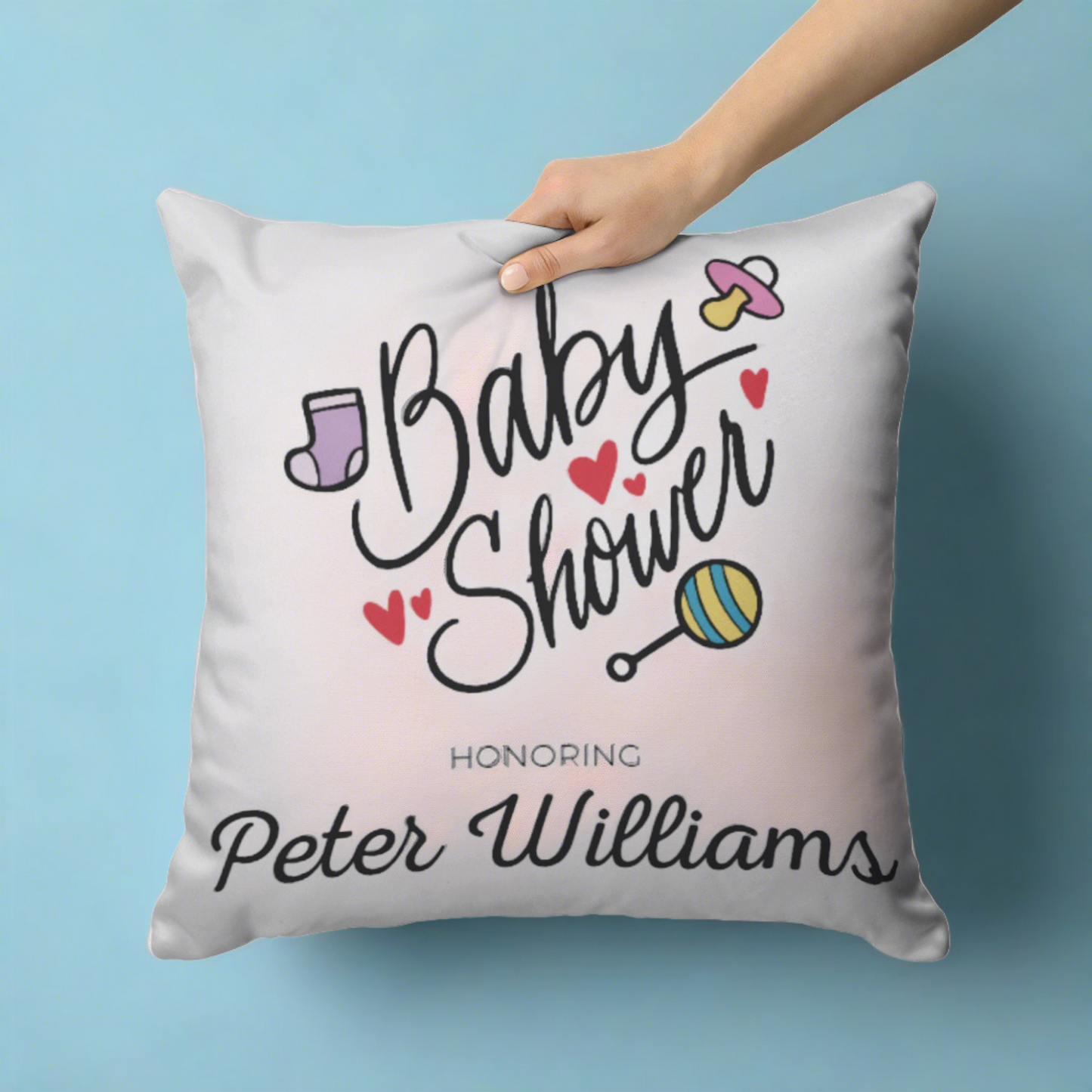 PILLOW BABY SHOWER DESIGN #1