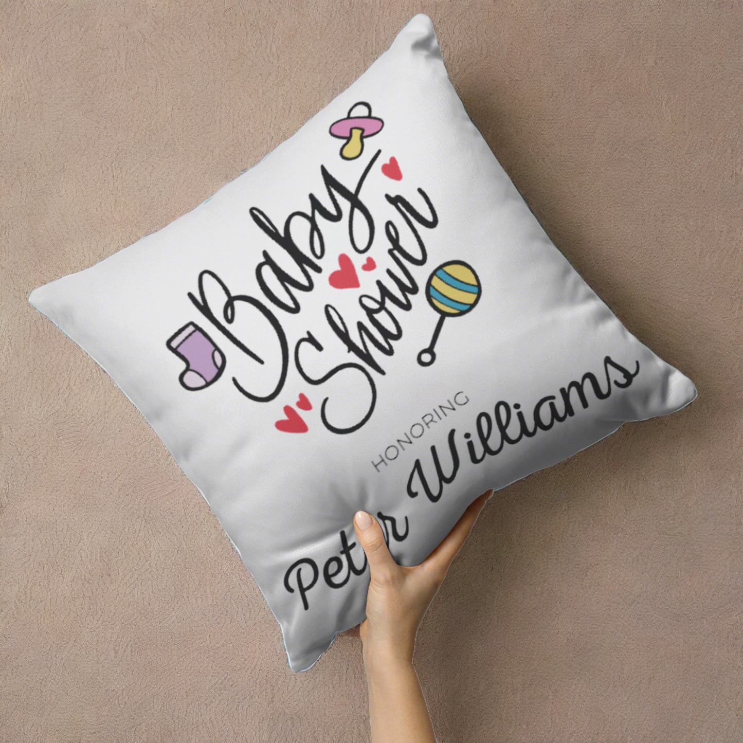 PILLOW BABY SHOWER DESIGN #1